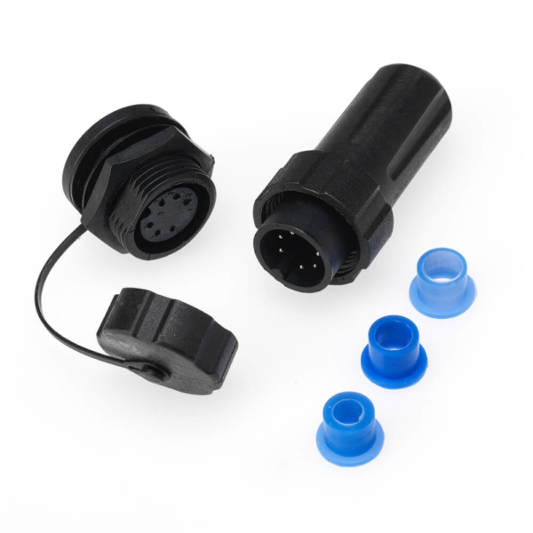IP68 Plug & Socket Pair Connectors | Solder Terminal | Index Marine